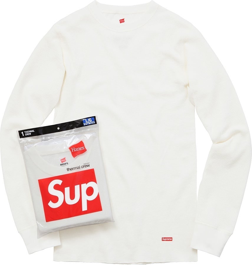 Supreme/Hanes® Thermal Crew (1 Pack)